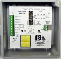 Vibration Switches 555 Vibration Switch with BAL602 Remote Sensor Balmac